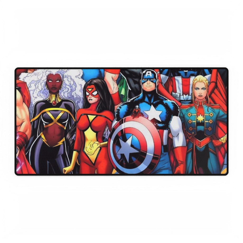 Marvel Comics Avengers Storm Spider-Woman Captain America Mouse Pad Desk Mats