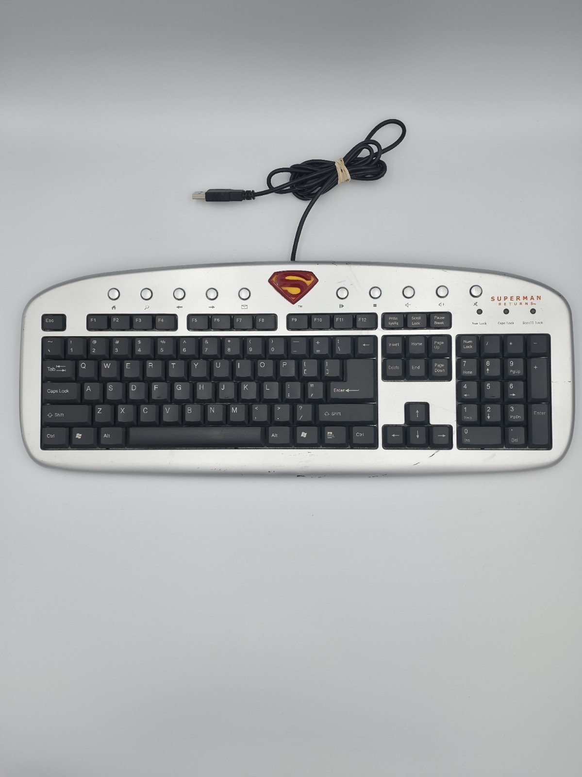Superman Returns i-rocks SP-6000 Super Slim Wired USB Keyboard Model SP6000