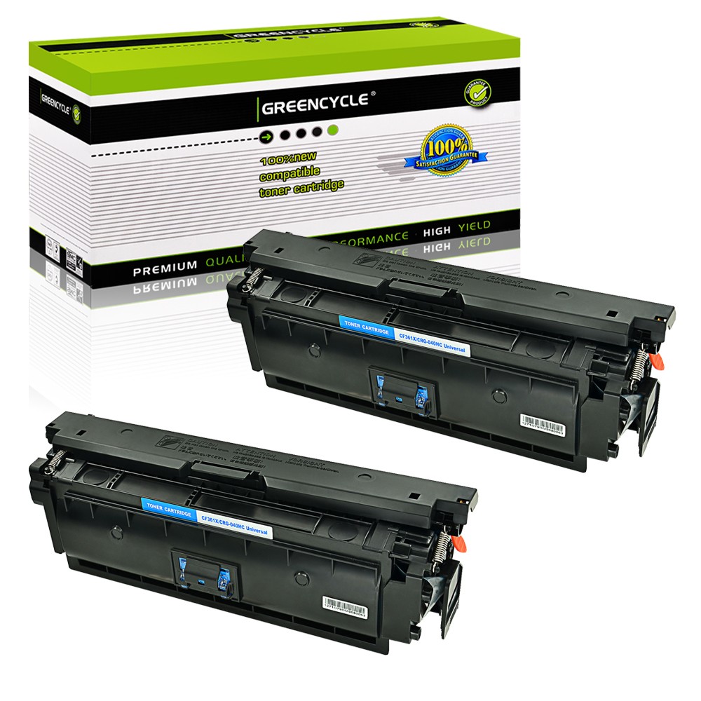 2PK CRG-040H Cyan High Yield Toner Fits For Canon Satera LBP712Ci LBP710CX/712CX