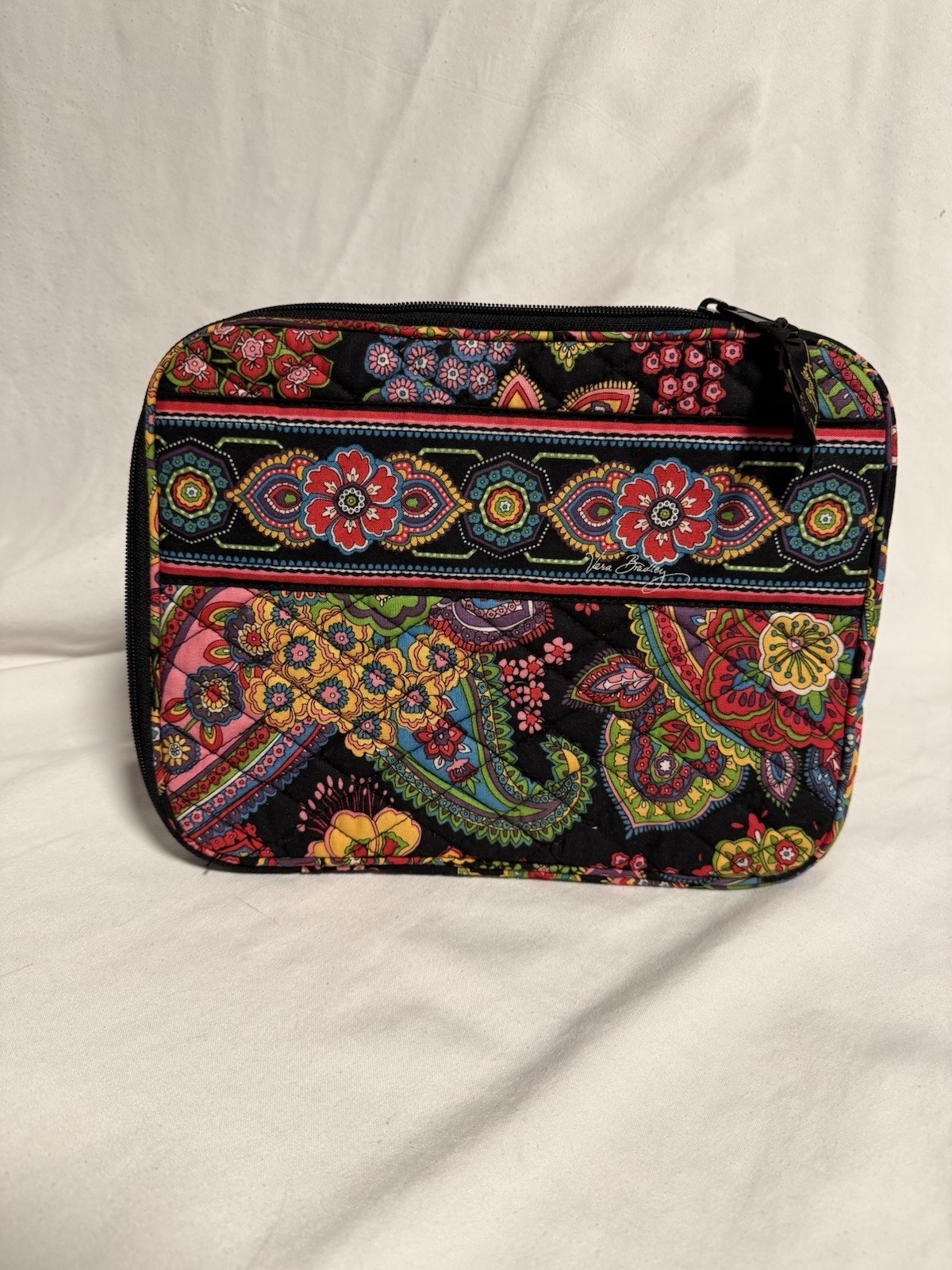 Vera Bradley Symphony in Hue Laptop IPad Padded Sleeve Zip Around Case 10” X 8”