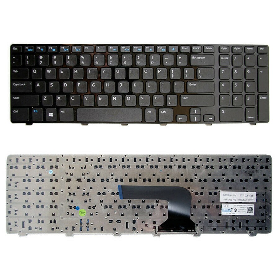 New Dell Inspiron 17 3721 17 3737 17R 5721 17R 5737 Keyboard with Frame US black