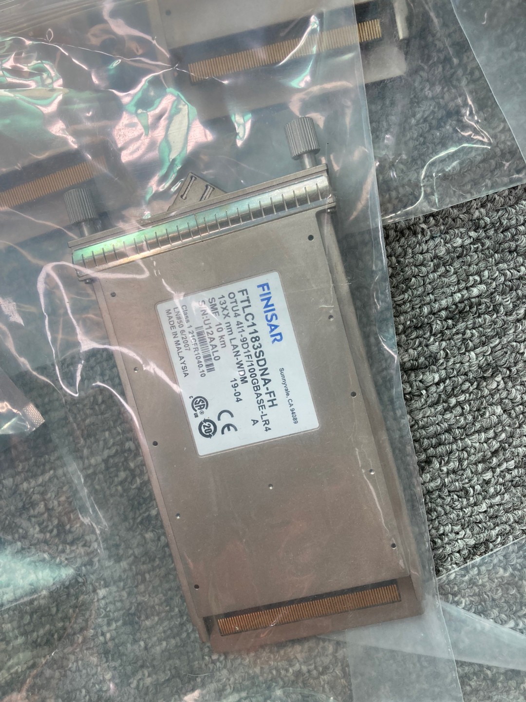 1PC FINISAR FTLC1183RDNL 100GBase-LR4 CFP 13XX NM Transceiver Module LAN-WDM