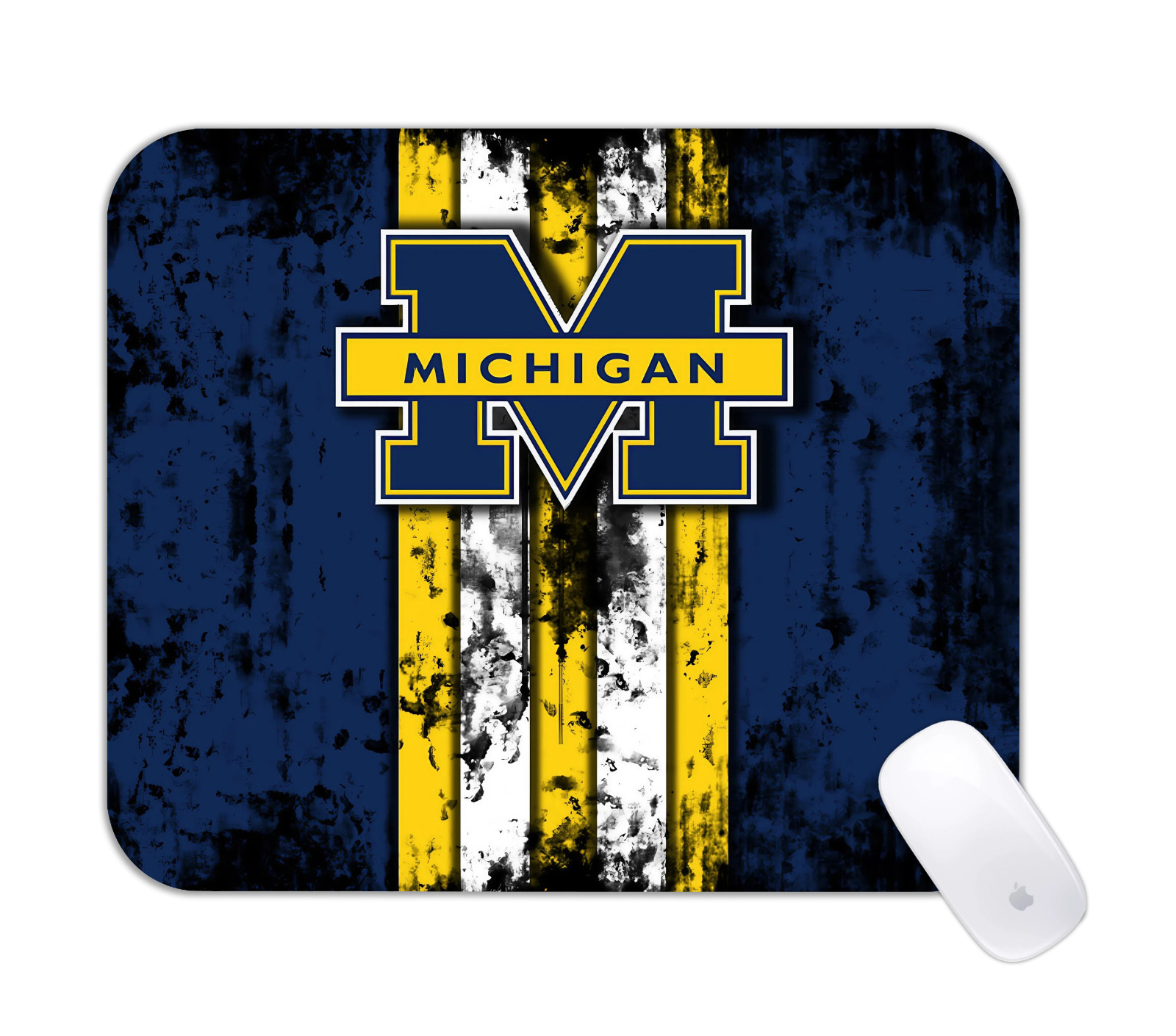 College Michigan School Spirit Desk Mat Non-Slip Gaming Mouse Pad