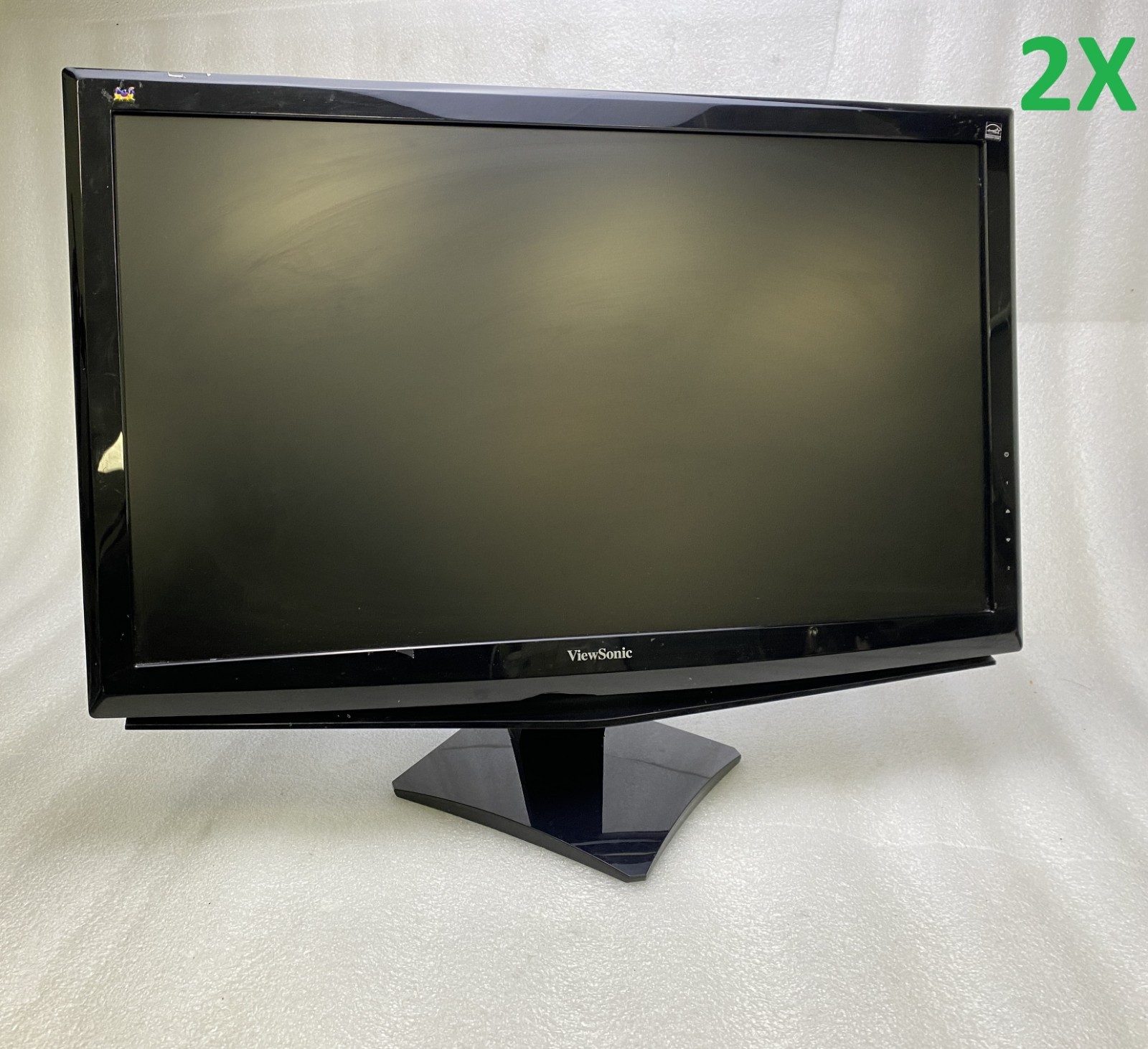 Lot of 2 ViewSonic VS13860 VA2448M-LED 24" LCD Monitor VGA/DVI Grade A