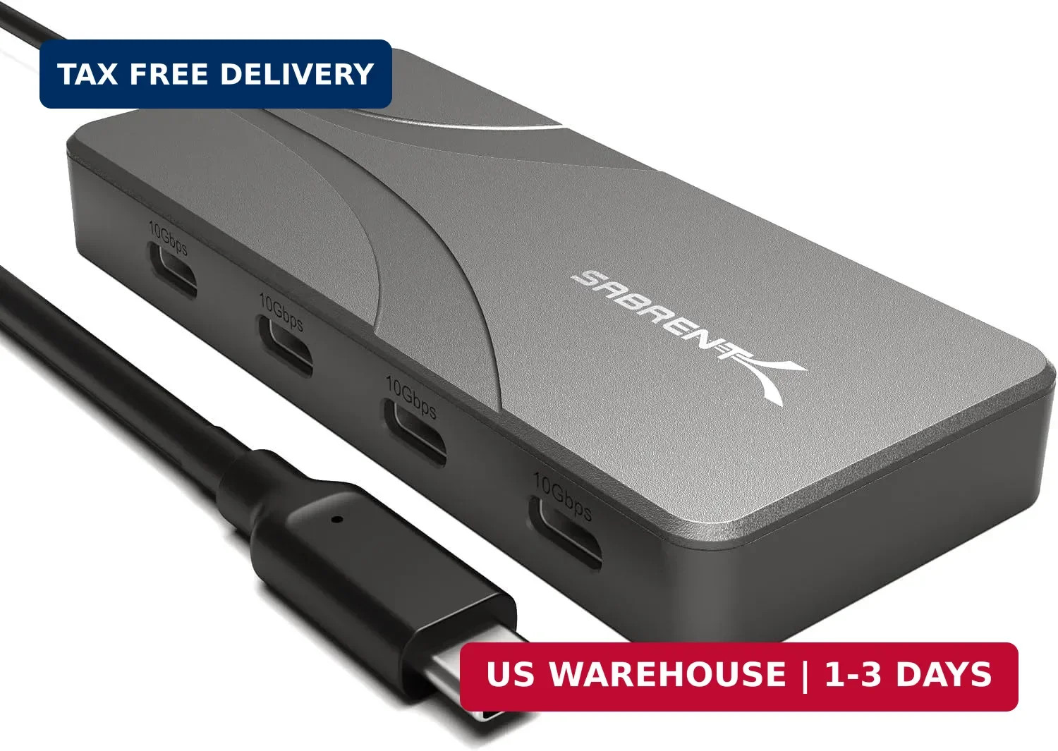 SABRENT OMNIPORT 7C USB-C Hub, 6-Port, 100W PD (HB-UC7C)