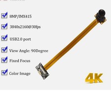4K HD USB2.0 Camera Module 8MP Facial Recognition 90° 30fps MJPEG FPC Cable picture