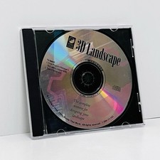 Vintage 1994 3D Landscape PC Software (CD-ROM, Windows 3.1) 3D Visualization picture