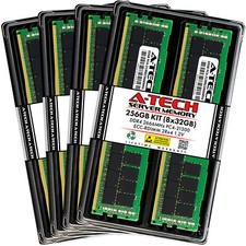 A-Tech 256GB 8x 32GB 2Rx4 PC4-21300R DDR4 2666 ECC REG RDIMM Server Memory RAM picture