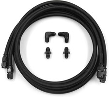 6AN Transmission Cooling Line Hose Compatible with 4L60 700R4 TH350 TH400 7 Ft L picture