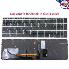 New US Backlit Keyboard for HP EliteBook 850 G3 G4 755 G3 G4 ZBook 15u G3 G4 picture