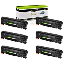 6PK CF283A 83A Toner Cartridge Fits For HP LaserJet Pro MFP M125fp M125a M127fw picture