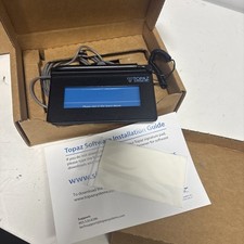 Topaz Systems Siglite 1x5 T-S460 Pad Active Pen Serial T-S460-B-R Open Box picture