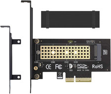 M.2 NVME to Pcie 4.0 X4 Adapter with Aluminum Heatsink Solution picture