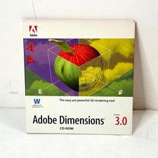 Adobe Dimensions 3.0 ©1997 Windows 95 NT Software CD-ROM PC *B2G2* picture