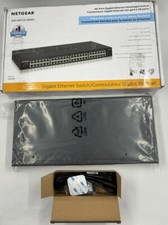 NETGEAR GS348 GS348PP-100NAS GIGABIT 48-PORT 380W ETHERNET UNMANAGED SWITCH picture