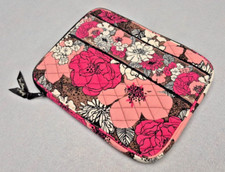 Vera Bradley Mocha Rouge Pink Floral Case for Tablet, Kindle, iPad, & eReader picture