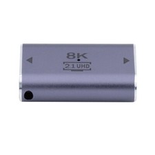 HDMI 2.1 Female to HDMI Female UHD Extension Gold Converter Adapter Support 8K picture