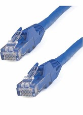 StarTech C6PATCH50BL 50ft 15.2m Molded Cat6 UTP Network Patch Cable Blue picture