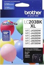 GENUINE Brother LC203 XL Black Ink for MFC-J4320DW MFC-J4420DW MFC-J4620DW picture
