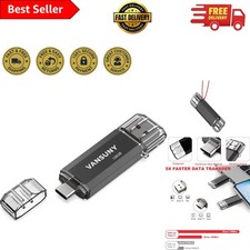 USB 3.0 + Type C Dual Flash Drive 128GB - Fast, Portable, and Reliable Storage picture