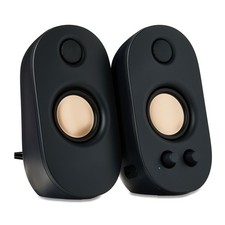 onn AC Powered Computer Speakers with Volume and Bass Controls, 7.32