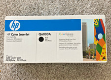 HP Color Laser Jet Q6000A Black Toner Cartridge NEW picture