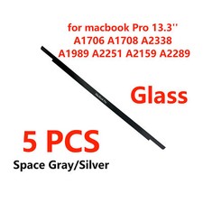 5PCS For MacBook Pro 13'' A1706 LCD Screen Front Logo Glass Trim Cover Bezel New picture