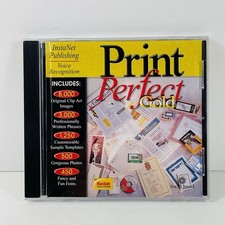 Print Perfect Gold 1999 Desktop Publishing Software for Windows PC picture