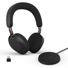 Jabra Evolve3 75 On-Ear Wireless Bluetooth Headset with Mic and Wireless Chargin picture