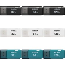 KIOXIA USB Flash Drive 32GB-128GB USB2.0 Japan Made Official KLU202A Series picture