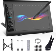 Tablet Grafica 10x6in Area Activa 8192 Niveles Pen  Bateria 12 Teclas PC Android picture
