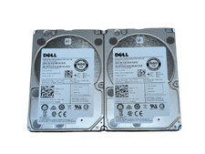 LOT OF 2 Dell 600GB K1JY9 6Gb/s SAS Server Hard Drive ST600MM0088 picture
