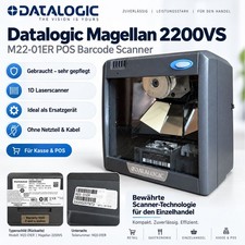 Datalogic Magellan 2200VS M22-01ER Vertical POS Barcode Scanner - Used picture