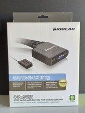 New IOGEAR  (GCS24U) 4-Ports External KVM switch USB w/ Remote Button  picture