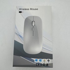 Wireless Mouse Dual-Mode, DM/LT W/USB-C/USB, White NEW picture