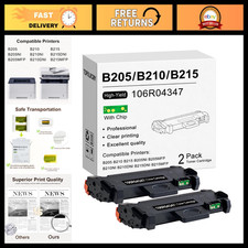 High Yield Black Toner Cartridge 2-Pack Replacement for Xerox B205 B210 B215 picture