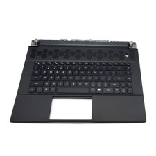 New For Dell Alienware M16 R1 Palmrest Backlit Keyboard 0CGM3Y Black Upper Case picture