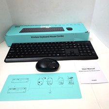 KM6800 Wireless Keyboard & Mouse Combo - Black - Never Used Open Box picture