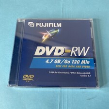 DVD-RW FujiFilm Fuji 4.7 GB/Go 120 Minutes Re-Recordable New Sealed picture