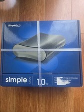 SimpleTech SimpleDrive II 1TB USB 2.0 Desktop External HDD Plug & Play Blue picture
