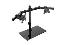 HUANUO Dual Monitor Stand Freestanding Height Adjustable HNCM19 17-32 In. Screen picture