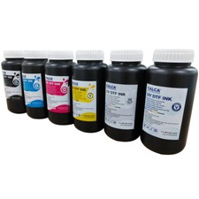 UV/UVDTF Ink For Printheads, Bottle of 1L For Crystal Label Sticker Print - US picture