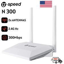 U-speed N300 WiFi Router 300Mpbs 2.4G Wireless Internet Router for Home Coverage picture