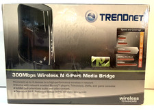 Wireless Media Bridge TRENDnet N300 4-Port TEW-640MB / NEW IN BOX picture