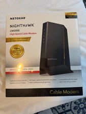 Brand New NETGEAR Nighthawk CM3000 High Speed Cable Modem Factory Sealed picture