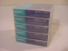 (5) SONY SDX1-25C TAPE DATA CARTRIDGE picture