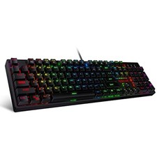 K582 SURARA RGB LED Backlit Mechanical Gaming Keyboard with 104 Keys-Linear a... picture