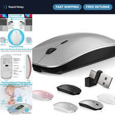 Wireless Bluetooth Mouse for MacBook, iPad, Laptop - Dual Mode, Ergonomic Design picture