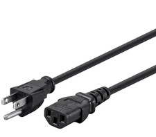 7 pack - 5ft IEC Cable 125V 10 Amps NEMA 5-15P IEC picture