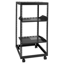 VEVOR 20U 4 Post Open Frame Server Rack Network Enclosure 23''-40'' Adjustable picture